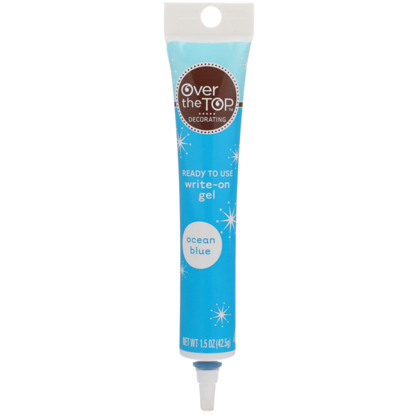 Baking Supplies & Decor Over The Top Ocean Blue Write-On Gel hero