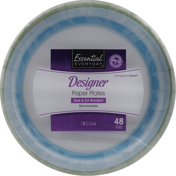 Plates, Bowls, Cups & Flatware Essential Everyday Designer Plate - 7 inch hero