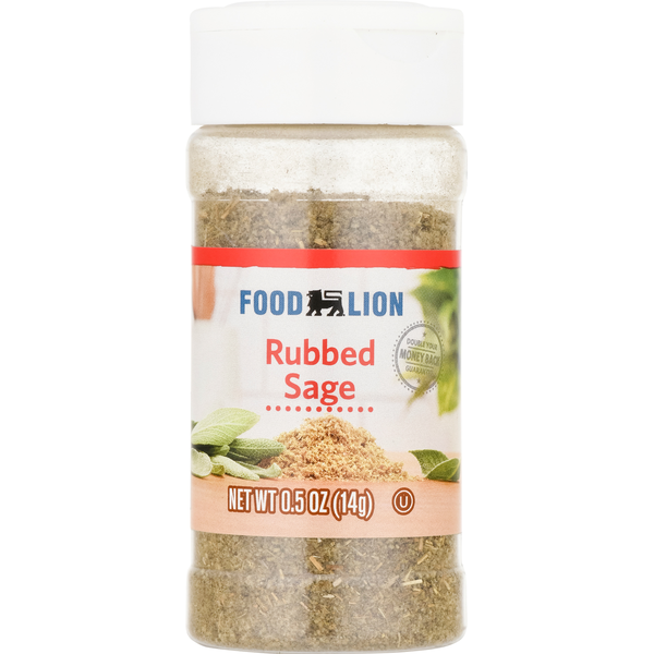 Spices & Seasonings Food Lion Rubbed Sage hero