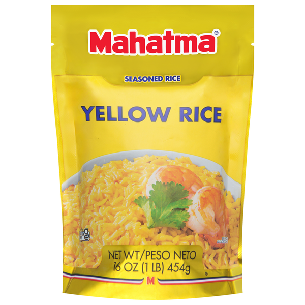 Grains, Rice & Dried Goods Mahatma Yellow Rice, Seasoned hero