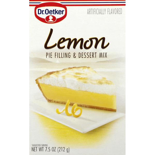 Doughs, Gelatins & Bake Mixes Dr. Oetker Pie Filling & Dessert Mix, Lemon hero