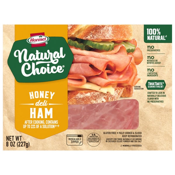 Lunch Meat Natural Choice Honey Deli Ham hero