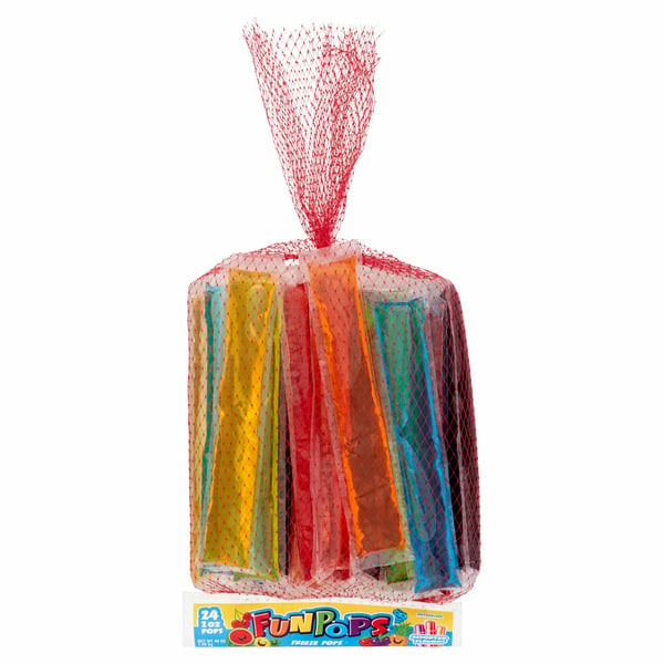 Ice Cream & Ice Funpops Assorted Flavors Freeze Pops hero