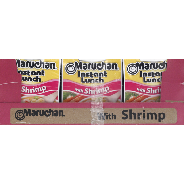 Soup, Broth & Bouillon Maruchan Instant Lunch with Shrimp Ramen Noodles and Vegetables hero