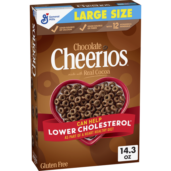 Chocolate Cheerios Whole Grain Oat Gluten Free Cereal hero