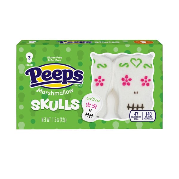 Candy & Chocolate PEEPS Marshmallow Skulls hero