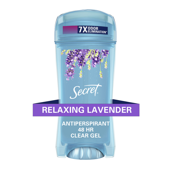 Deodorants Secret Fresh Clear Gel and Deodorant for Women Clear Gel, Refreshing Lavender hero