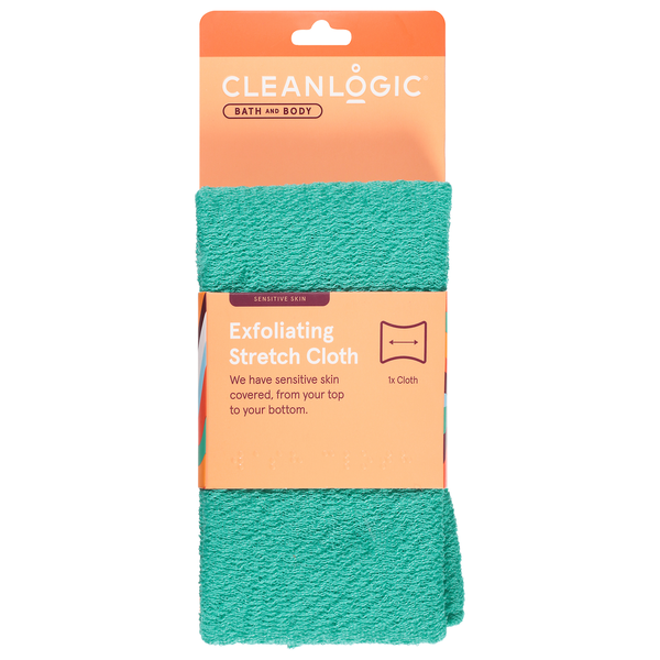 More Household Cleanlogic Body Care Stretch Cloth, Exfoliating, Sensitive Skin hero