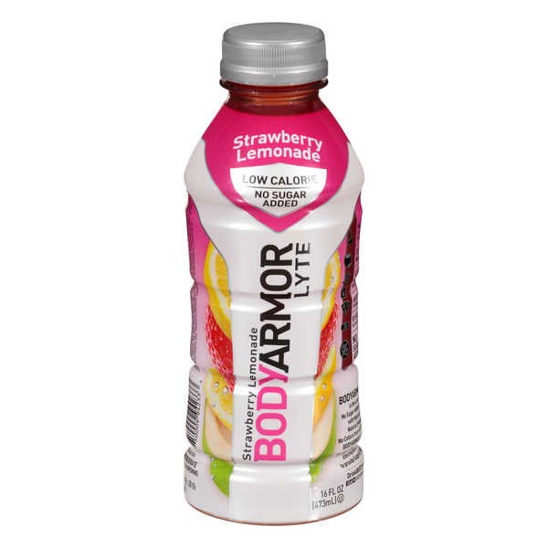 Juice & Nectars BODYARMOR Lyte Strawberry Lemonade Electrolyte Hydration Drink hero