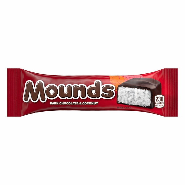 Candy, Chocolate & Gum MOUNDS Dark Chocolate and Coconut Candy hero