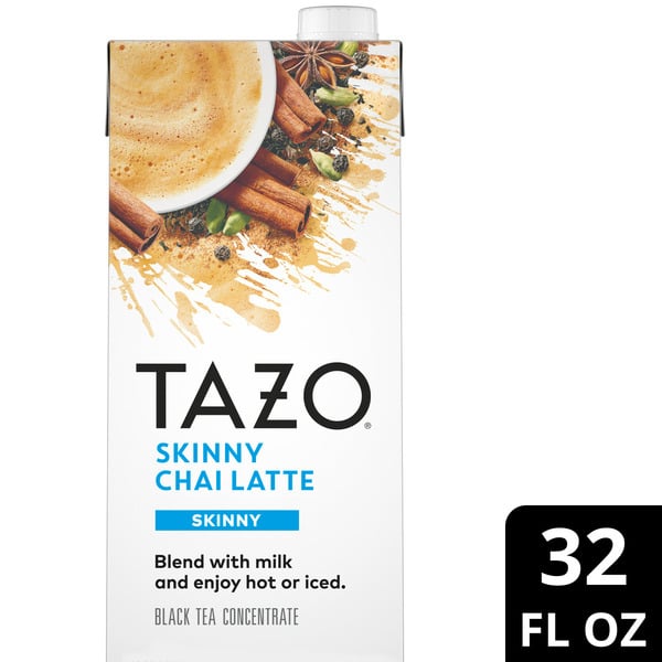 Tea and Lemonade TAZO Tea Organic Black Tea Concentrate Chai Latte hero