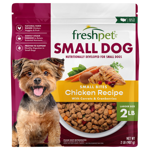 Dog Food & Care Freshpet Dog Food, Chicken Recipe, Small Dog hero