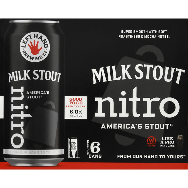 Beers & Coolers Left Hand Brewing Beer, Milk Stout hero