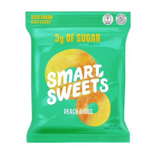 Candy & Chocolate SmartSweets Peach Rings, sour candy hero