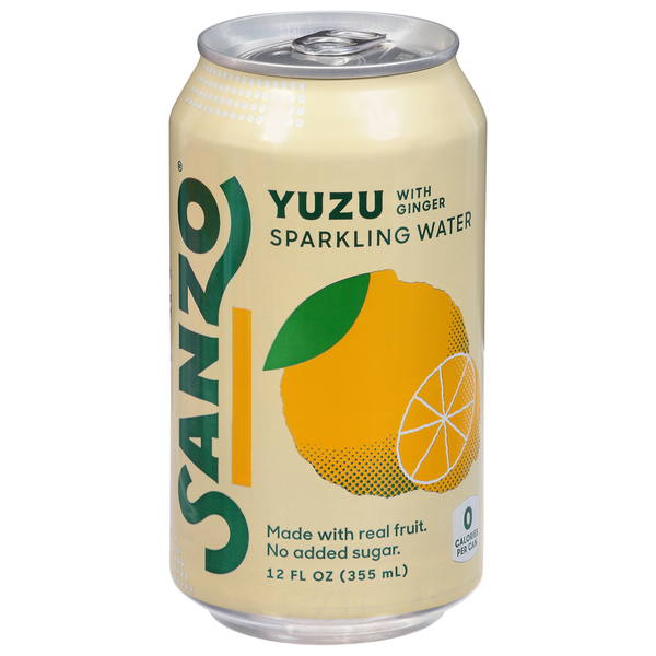 Water, Seltzer & Sparkling Water Sanzo Sparkling Water, Yuzu with Ginger hero