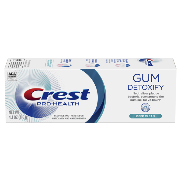 Oral Hygiene Crest Gum Detoxify Deep Clean Toothpaste hero