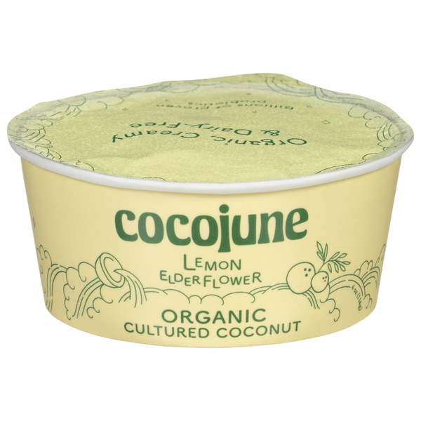 Yogurt cocojune Cultured Coconut, Organic, Lemon Elderflower hero