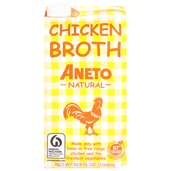 Soup, Broth & Bouillon Aneto Broth, Natural, Chicken hero