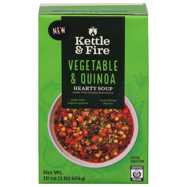 Kettle & Fire Hearty Soup, Vegetable & Quinoa hero