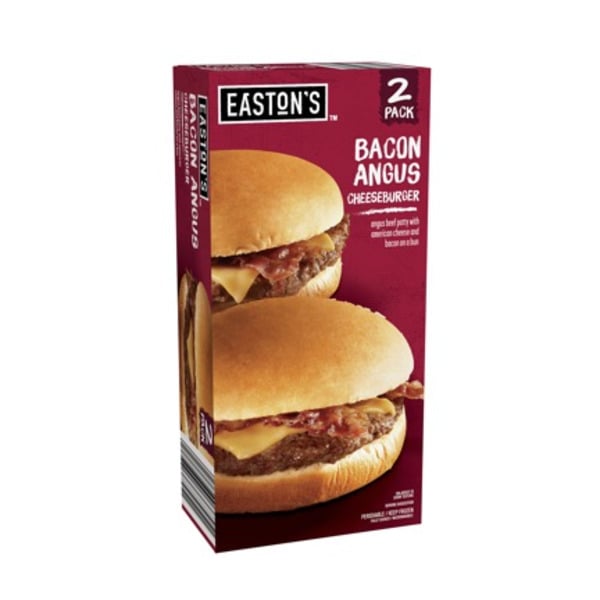 Prepared Meals Easton's Bacon Angus Cheeseburger hero