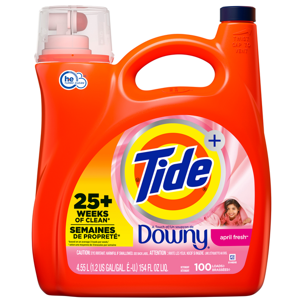 Laundry Tide + Detergent, April Fresh hero