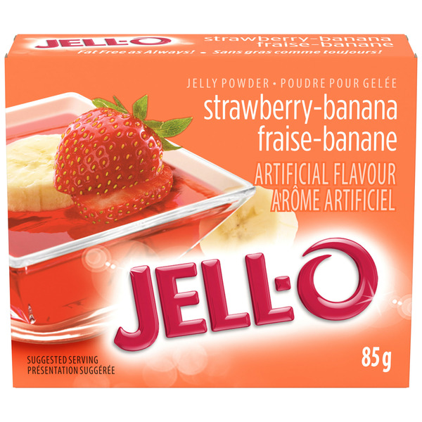 Bulk Flours & Powders Jell-O Strawberry Banana Jelly Powder Gelatin Mix hero