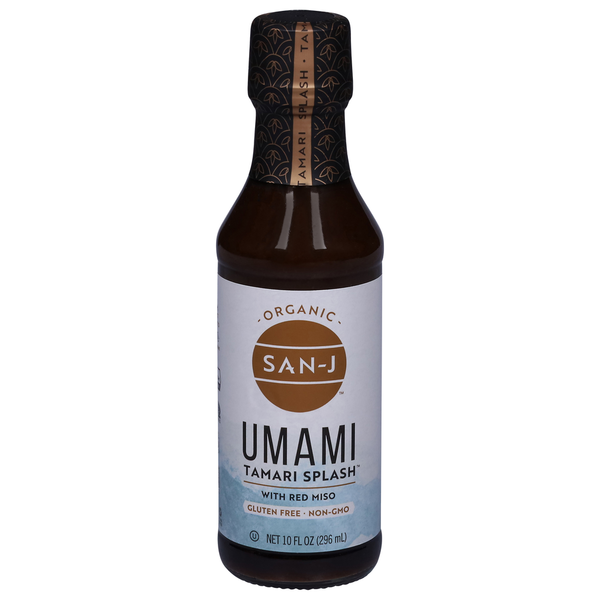 Condiments San-J Tamari Splash, with Red Miso, Organic, Umami hero