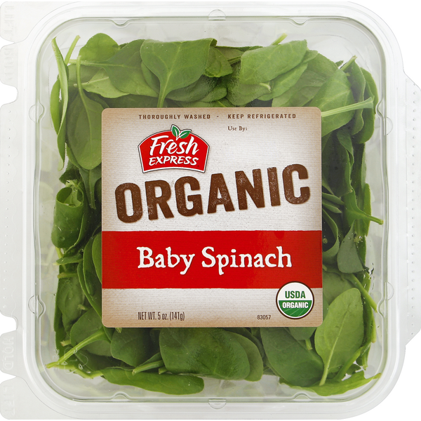 Packaged Vegetables & Fruits Fresh Express Baby Spinach hero