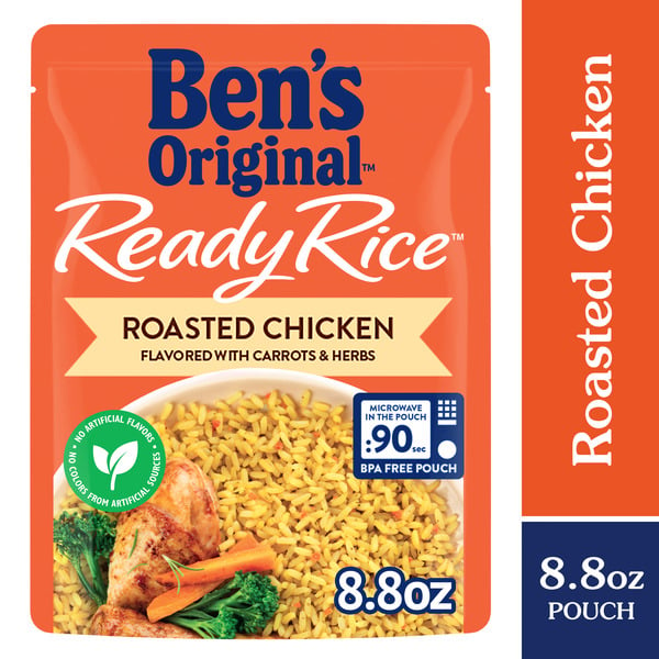 Grains, Rice & Dried Goods Ben's Original Roasted Chicken Flavored Rice Easy Dinner Side hero