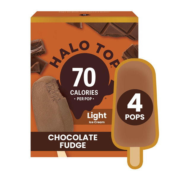 Ice Cream & Ice Halo Top Chocolate Fudge Pops hero