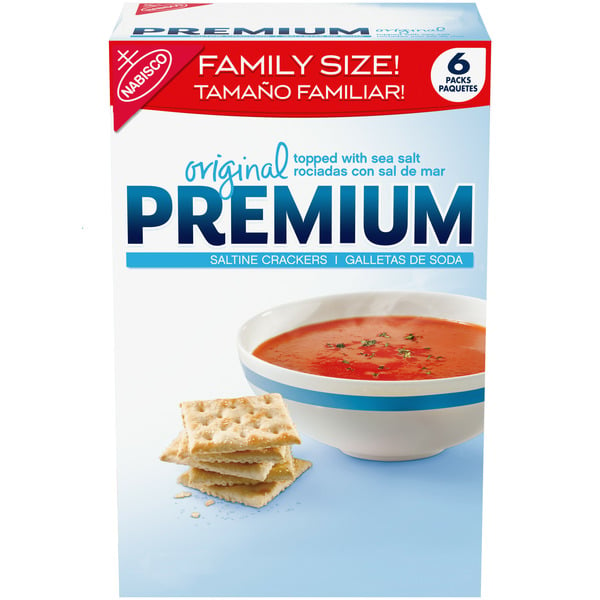 Crackers Premium Saltine Original Crackers, Family Size hero