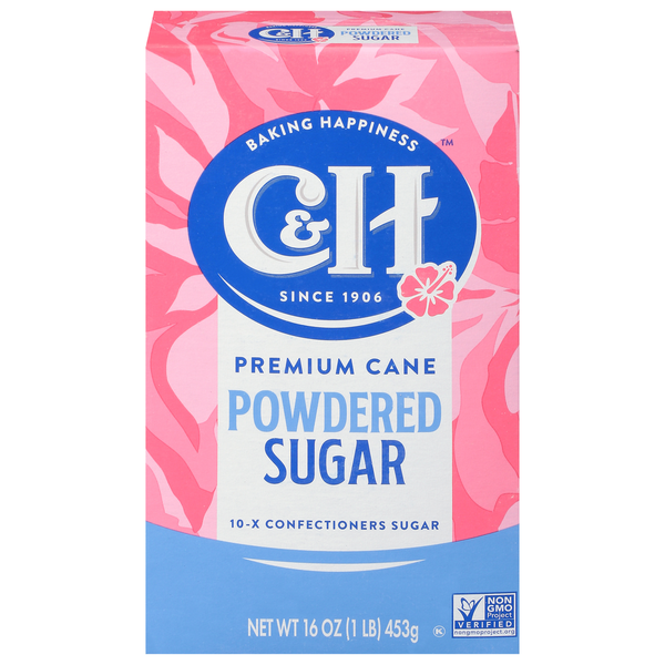 Holiday Items C&H Premium Cane Powdered Sugar hero