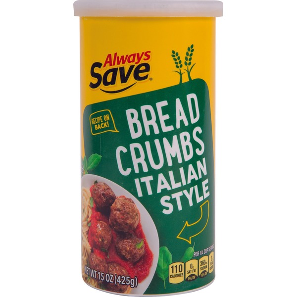 Spices & Seasonings Always Save Italian Style Breadcrumbs hero