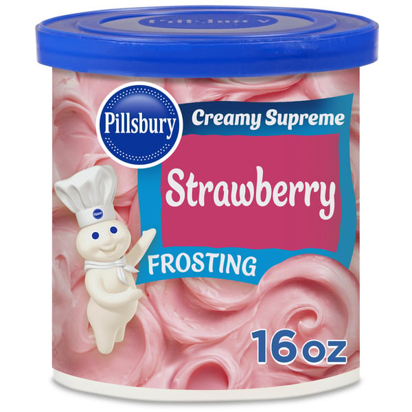 Pillsbury Creamy Supreme Strawberry Frosting hero