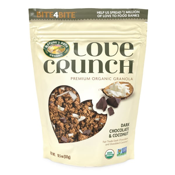 Granola Nature's Path Love Crunch Premium Organic Granola Dark Chocolate Macaroon hero