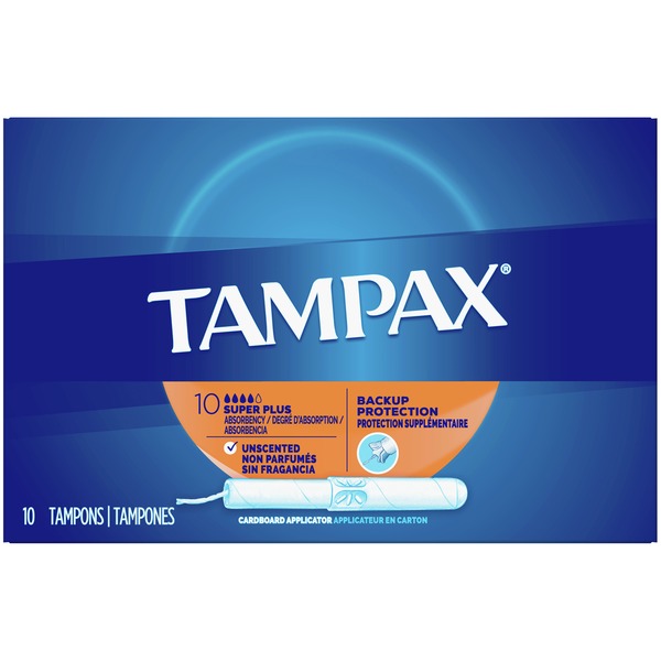 Feminine Care TAMPAX Cardboard Tampons Super Plus hero