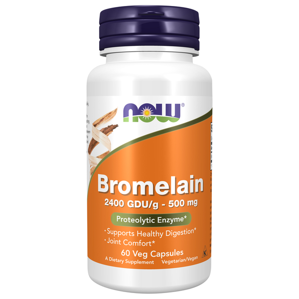 Digestive Aids/Enzymes/Cleanses NOW Bromelain 500 mg hero