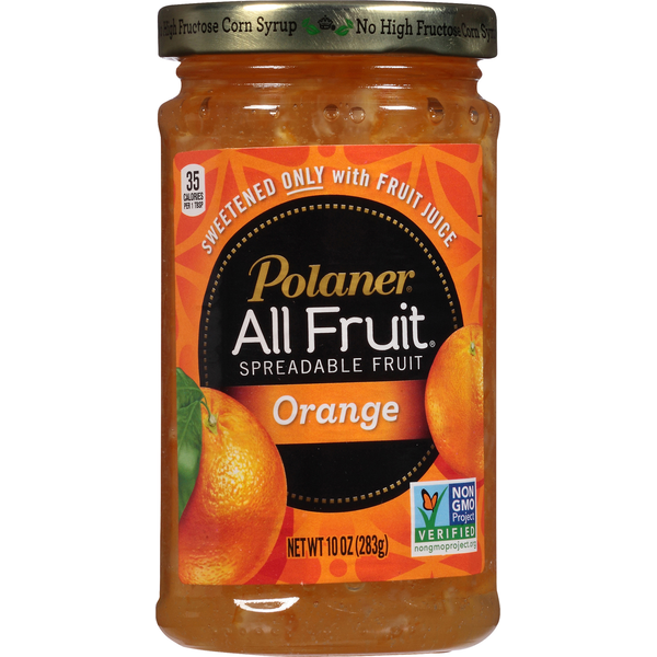 Spreads Polaner Gluten Free Orange Spreadable Fruit Orange Fruit Spread hero