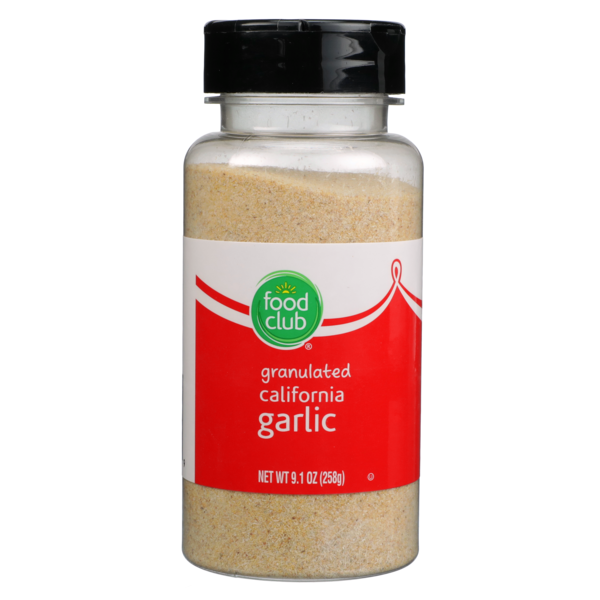 Spices & Seasonings Food Club Granulated California Garlic hero