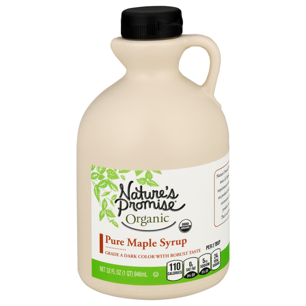 Cereal Nature's Promise Maple Syrup, Organic, Pure hero