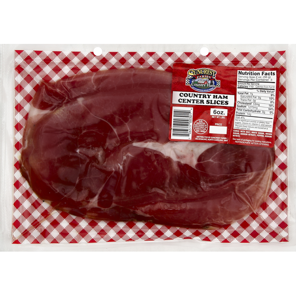 Packaged Meat Suncrest Farms Country Ham, Center Slices hero