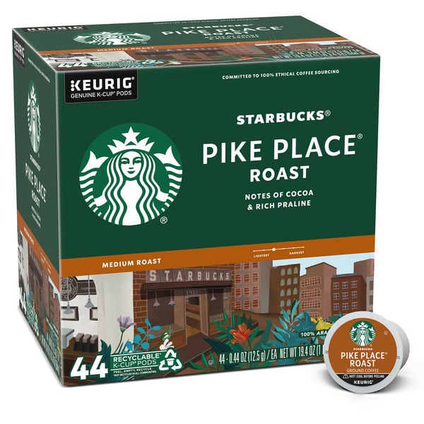 Coffee Starbucks Pike Place Medium Roast K-Cup Coffee hero