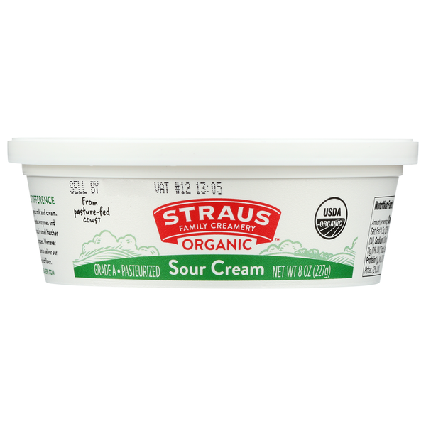 Other Creams & Cheeses Straus Family Creamery  Sour Cream hero