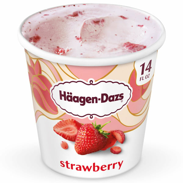 Ice Cream & Toppings Haagen-Dazs Strawberry Ice Cream hero