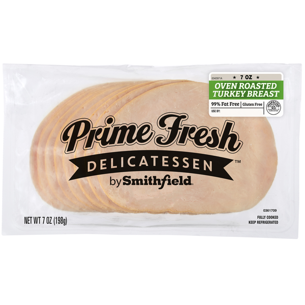 Packaged Lunch Meat Smithfield Roasted Turkey hero