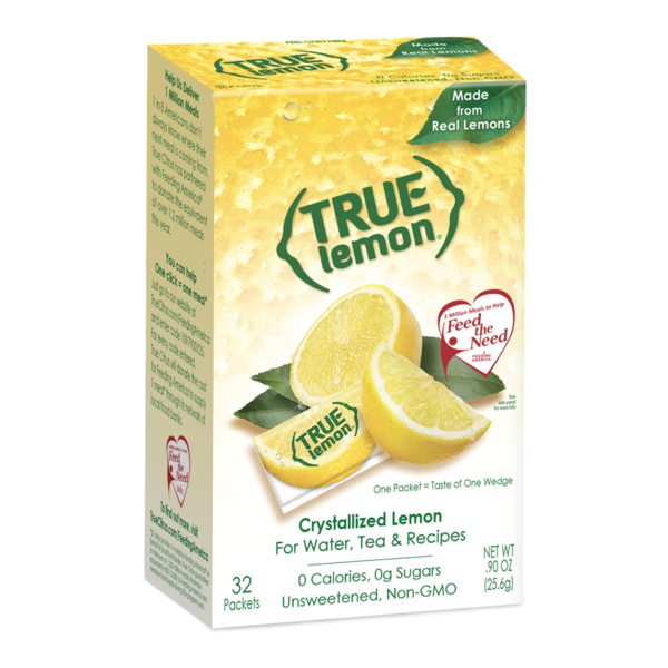 Cocoa & Drink Mixes True Lemon Crystallized Lemon Water Enhancer hero