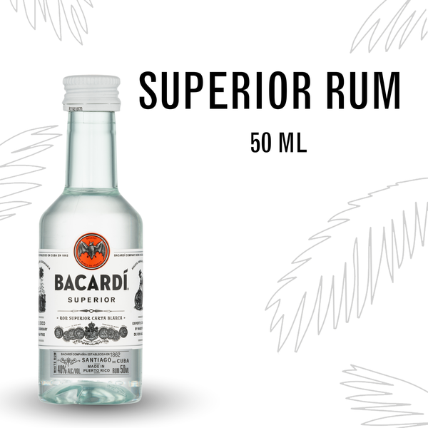 Rum Bacardí® Superior White Rum, Gluten Free hero