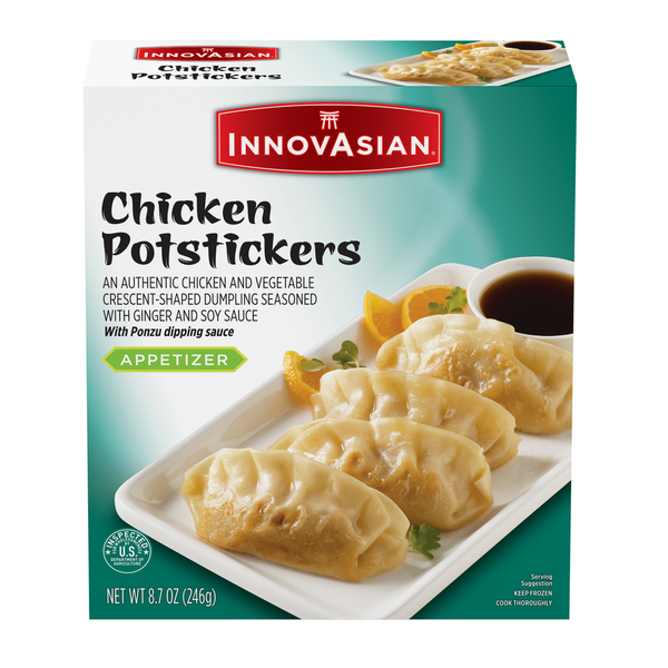 Frozen Meals InnovAsian Chicken Potstickers, Frozen Appetizer hero