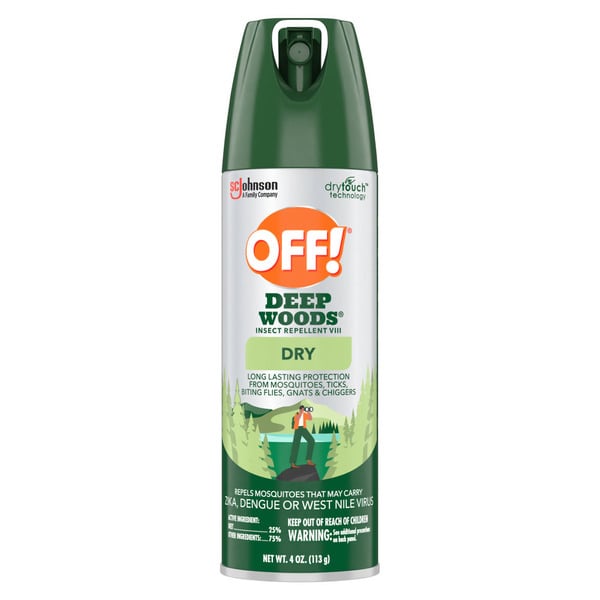 More Household Off! Deep Woods Insect Repellent Dry Aerosol Spray hero