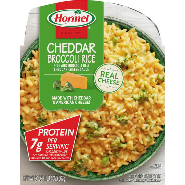 Prepared Meals Hormel Cheddar Broccoli Rice hero